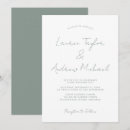 Zoek naar romantic wedding uitnodigingen Minimalistisch