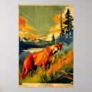 Recherche de conservation de faune posters Vintage