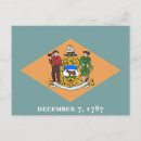 Recherche de état du delaware cartes postales Le premier état