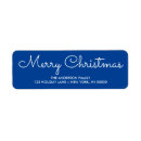Recherche de noël étiquettes adresse retour Blanc