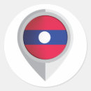 Recherche de laos autocollants Drapeau du laos