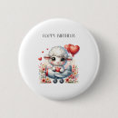 Zoek naar kinder vliegtuig buttons Kawaii verjaardagskaart