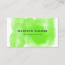 Recherche de vert pomme cartes visite Pour elle