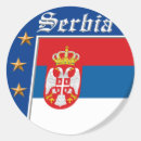 Recherche de serbie autocollants Drapeau de la serbie