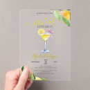 Recherche de verre de cocktail invitations Aquarelle