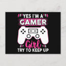 Recherche de gamer cartes postales Mignon