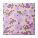 Recherche de fleur violette carreaux Pour elle