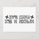 Recherche de ninja cartes postales Drôle