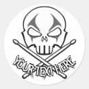 Recherche de métal lourd autocollants Musicien