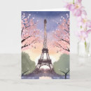 Recherche de peintures de tour eiffel vœux cartes France
