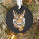 Zoek naar tijger ornamenten Sneeuw
