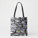 Zoek naar ogen tote bags Geel