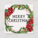 Recherche de noël aquarelle cartes visite Floral