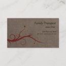 Recherche de thérapeute famille cartes visite Modèles