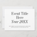Recherche de titre invitations Typographie