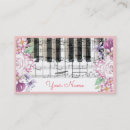 Recherche de piano vintage cartes visite Pianiste