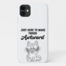 Recherche de chat humoristique iphone coques Amusant