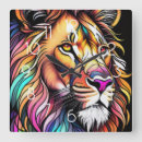 Recherche de lion horloges Coloré