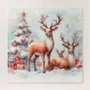 Recherche de renne puzzles Mignon