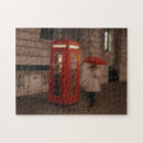 Recherche de parapluies puzzles Rouge