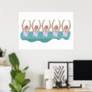 Zoek naar zwemmers posters Zwemteam