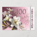 Recherche de 100th anniversaire invitations Floral