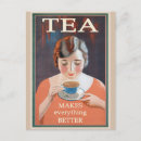 Zoek naar tea briefkaarten Retro