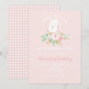 Recherche de un petit lapin invitations Fille