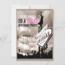 Recherche de de las vegas anniversaire invitations Unique