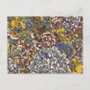 Recherche de fleurs mosaïque cartes postales Vitrail