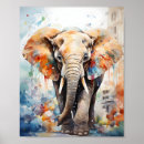 Recherche de éléphant coloré posters Grand