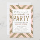Zoek naar glitter bachelorette party uitnodigingen Retro