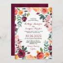 Recherche de papeterie de de marsala mariage invitations Rustique
