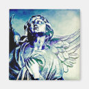 Recherche de ange dans les nuages magnets Bleu