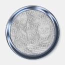 Recherche de cadre rond magnets Bleu