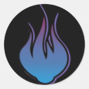 Zoek naar vlam stickers Blauw