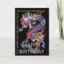Recherche de année du dragon cartes postales Blanc
