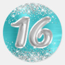Recherche de numéro 16 autocollants Sweet sixteen