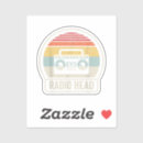 Recherche de radio vintage autocollants Classique