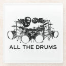 Recherche de tambour dessous de verres Musique