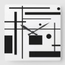 Recherche de formes géométriques horloges Contemporain
