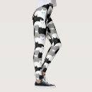 Recherche de chat noir et blanc leggings Motif