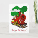 Recherche de train locomotive vœux cartes Boy