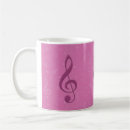 Recherche de treble clef tasses Rose