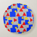 Recherche de couleurs primaires coussins Motif géométrique