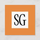 Recherche de logo boîte cartes visite Simple