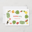 Zoek naar luau kaarten Baby shower