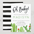 Recherche de fiesta cactus baby shower invitations Aspersion pour bébé