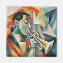 Recherche de jazz refrigérateur magnets Trompette