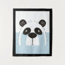 Recherche de panda bleu posters Blanc